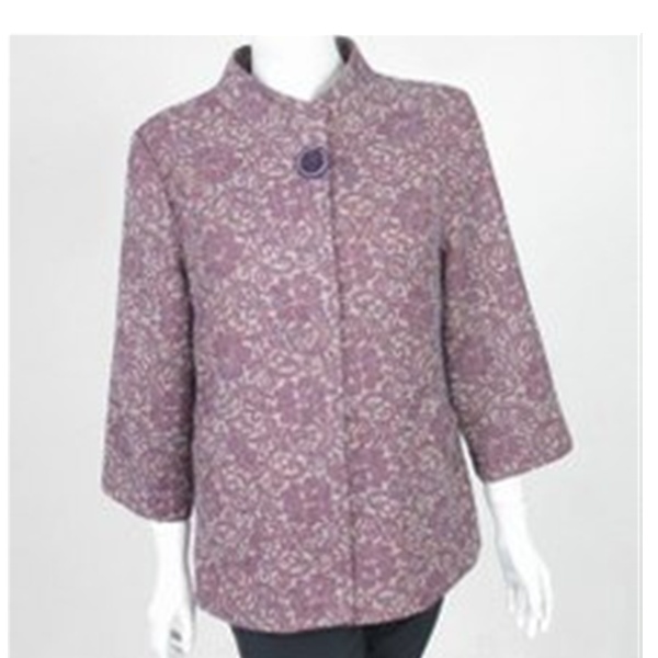 中老年<em>服装</em>中年<em>女装春装</em>送妈妈礼物碎花呢料_